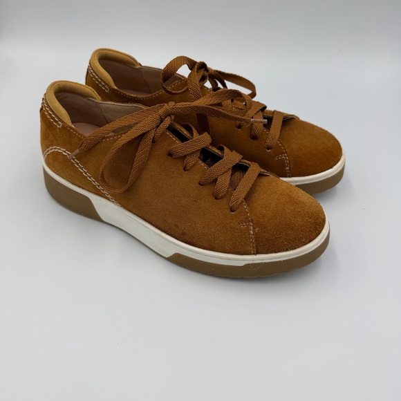 Geox Respira Brown Suede Lace-Up Sneakers – Size 35 (US 5) - Picture 12 of 16